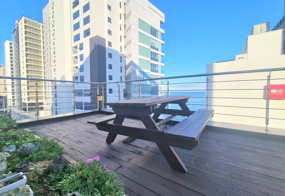 씨유호텔 루프탑 전경