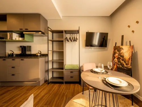 Xtay Cais Rooftop – Cozy Studios with Sky View of the Guaíba - Apartments