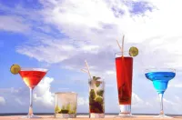 The Beach Cabanas Retreat & Spa - بار