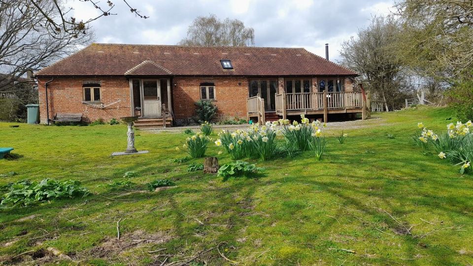 Converted stable in secluded rural setting.