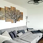 Modern vacation apartment with balcony directly on the Peene Hotel a Sauzin