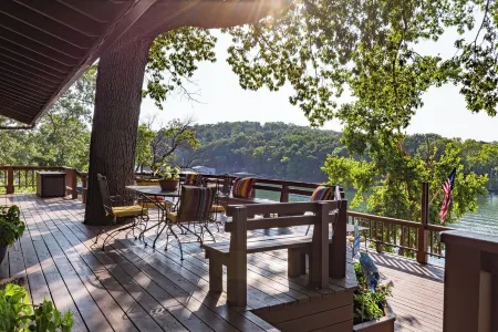 Waterfront lake house with your own private dock and amazing views.