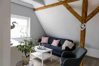Genießen sie Ihren Urlaub mit Traumhaftem Blick Über die Wiesen Nahe der Schlei