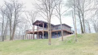 Private Newly Built Woman Lake Cabin with Detached Barn Style Bunk House