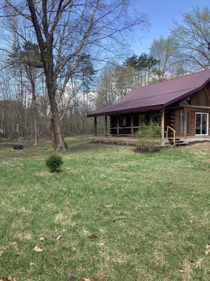 Newly remodeled log cabin next to beautiful Wisconsin River- Rivers Edge Cabin