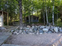 Private lakefront cabin on beautiful Munuscong Bay