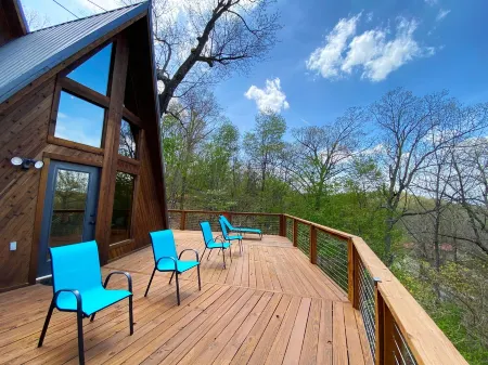 🌟 Lakeview Haven 🌟 A-Frame Treehouse Beaver Lake