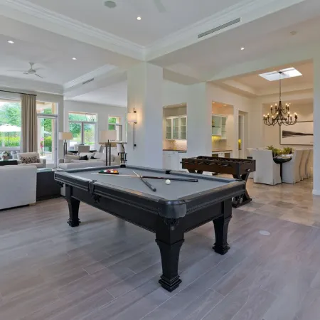 Contemporary PGA West Retreat on Greg Norman Course with West Mountain Views