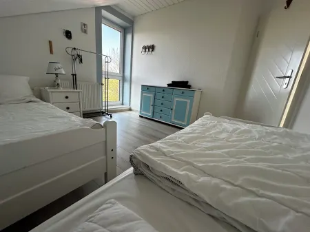 House "NordSeeStern", detached, right on the North Sea dike with a fireplace