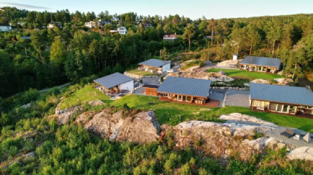 Funky Cabin with a Panoramic View of the Oslofjord