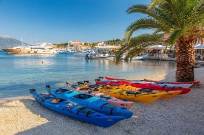 Private Beach Villa Eufrosini Large Private Pool Walk to Beach Sea Views A C Wifi Car Not Required - 2301 Photo