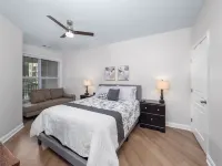 Courtyard Views and Attached Parking - Elegant Urban Sanctuary