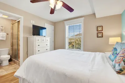 Welcome to Beach Baby! South Tybee, Steps to beach, Heated Pool Access Hotels near Tybee Island Light Station & Museum