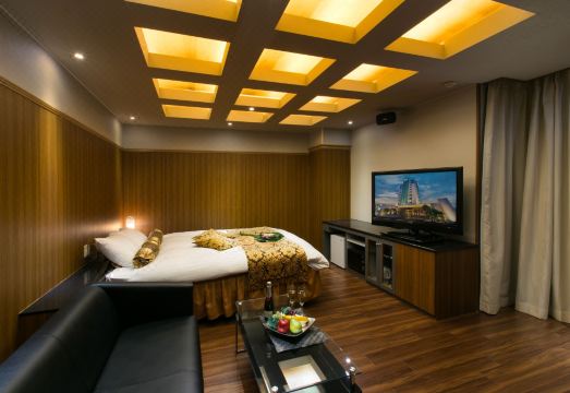 호텔 집 스타일 객실 내부의 깔끔한 인테리어