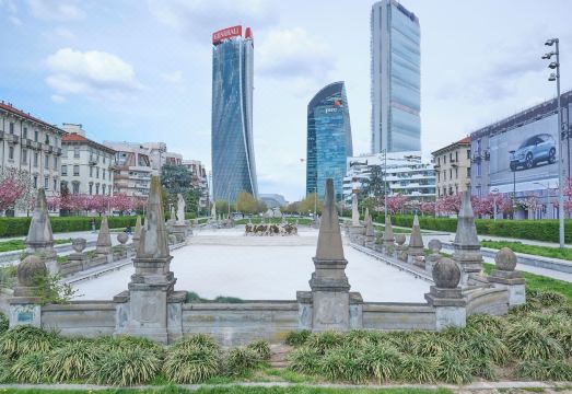 밀라노 시티 라이프 지역 전경