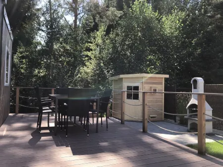 Wonderful mobile home with outside sauna and whirlpool (WA 103)