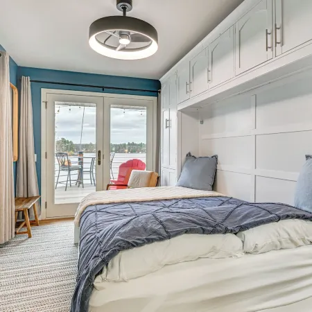 Dock, Deck & View: Lakefront Chippewa Falls Studio