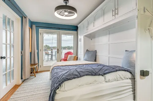 Dock, Deck & View: Lakefront Chippewa Falls Studio - 2-Star