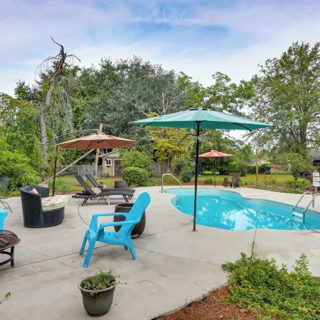Backyard Oasis w/ Pool: Sunny Sumter Studio!