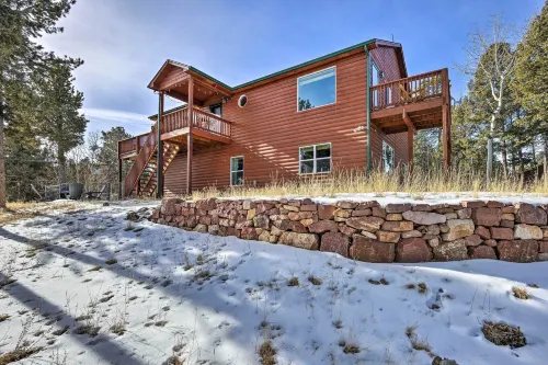 Woodland Park Home w/ Stunning Mountain Views - balcon
