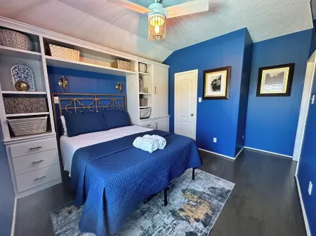 Spacious 4-bedroom with pool great for families, groups and longer stays.