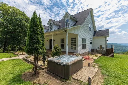 Back Forty Overlook-a secluded mountainside farmhouse at the edge of 40 acres.