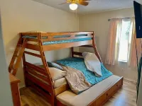 Waterfront: Jacuzzi, SUP, Kayaks, Big H2O Mat, Fun Room, Ping Pong, Dock & Canoe