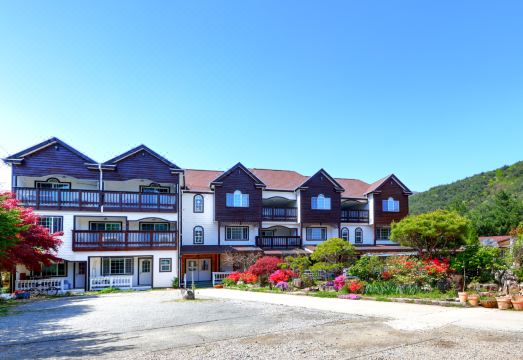 무주 펜션 야경