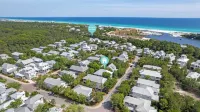 3BR/2.5BA、スリープス 8、プライベート ビーチ アクセス！