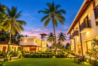 La Vaiencia Beach Resort, Morjim Beach - Meerblick
