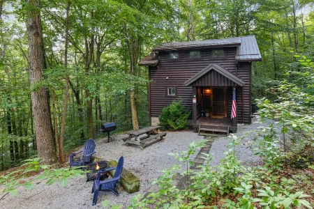 Cozy Couples Cabin! Hidden in the Woods of Hocking Hills!