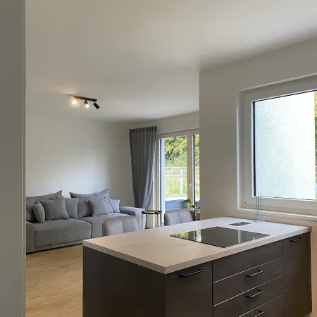 Modern living in the middle of the Eifel National Park, 10 minutes from the lake