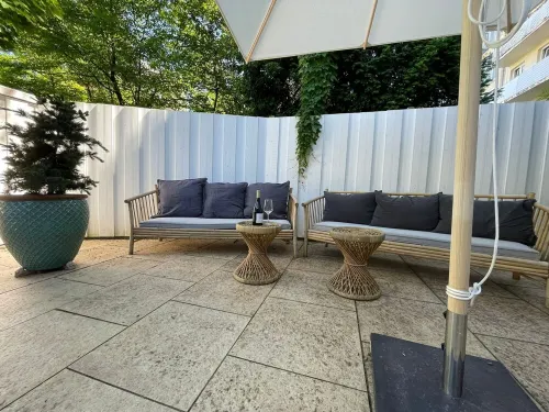 Luxurious loft with large sun terrace and sauna