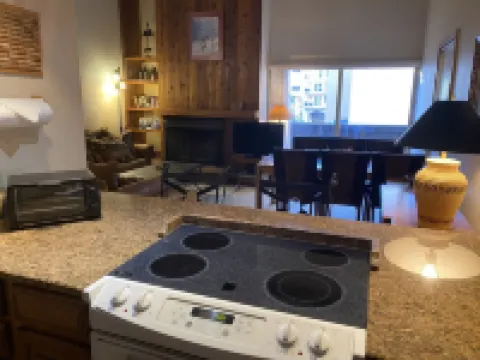 200 ft. to Gondola!! Parking, Balcony, Views, Fireplace!!  Heart of Lionshead!!