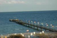 Penthouse Ostseeblick, ocean, sauna, whirlpool and fire place