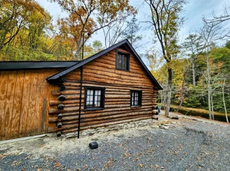 Modern Luxury Meets Rustic Charm - Cozy Log Cabin