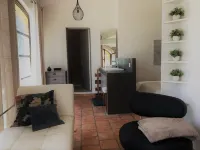 Charming garden house with terrasse and pool