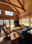 New Lakefront Log Cabin & Private Dock Hotels in Todd County