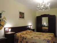 Isolated on hill, flat with terrace,garden among romanesque art,quiet,nature