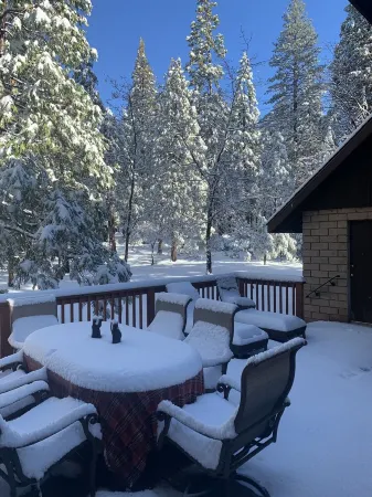 Cozy 4 bedroom Cabin with Hot Tub and BLS & Sequoia Woods access