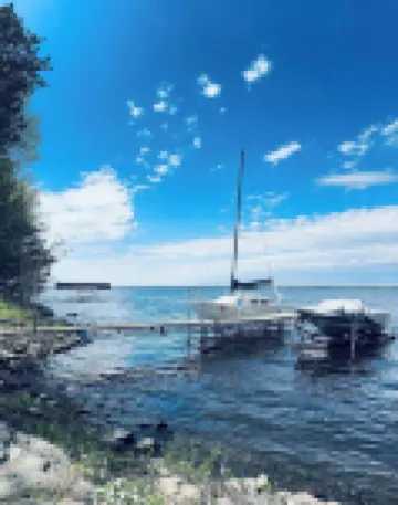 Cozy family getaway right on Lake Wissota!