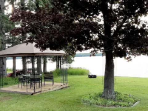 Beautiful Huron Bay sunsets from your own private beach. Hotels in Baraga County