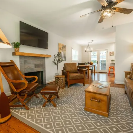 Steps from downtown Brevard you can enjoy BB's Camp House