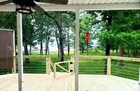 Relaxing Lakefront Home w/ Boat Dock, Fire-Pit and Private Walk-in Beach! Gated