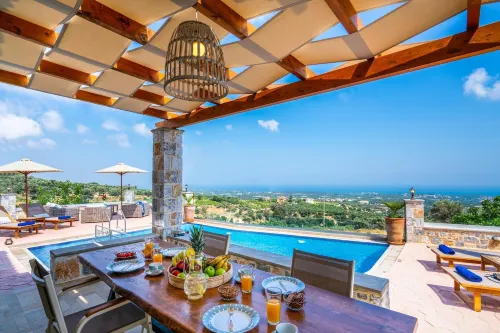 Family Kantifes Villa w Private Pool Sea View