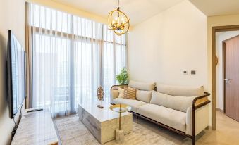 Condo with Burj Khalifa View in City