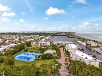 Ocean View Penthouse | Retreat amenities: tennis court, heated Pool | Vista Key Two