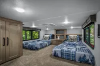 Spacious Deck and Cozy Fire Pit - Inviting Glamper Escape Hotels in DeKalb County