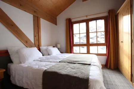 Appartement 3 Pièces Avec Cheminée, ski aux Pieds, Dans Résidence 5