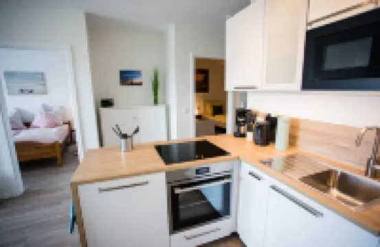 Modern apartment overlooking the dike, in Wremen